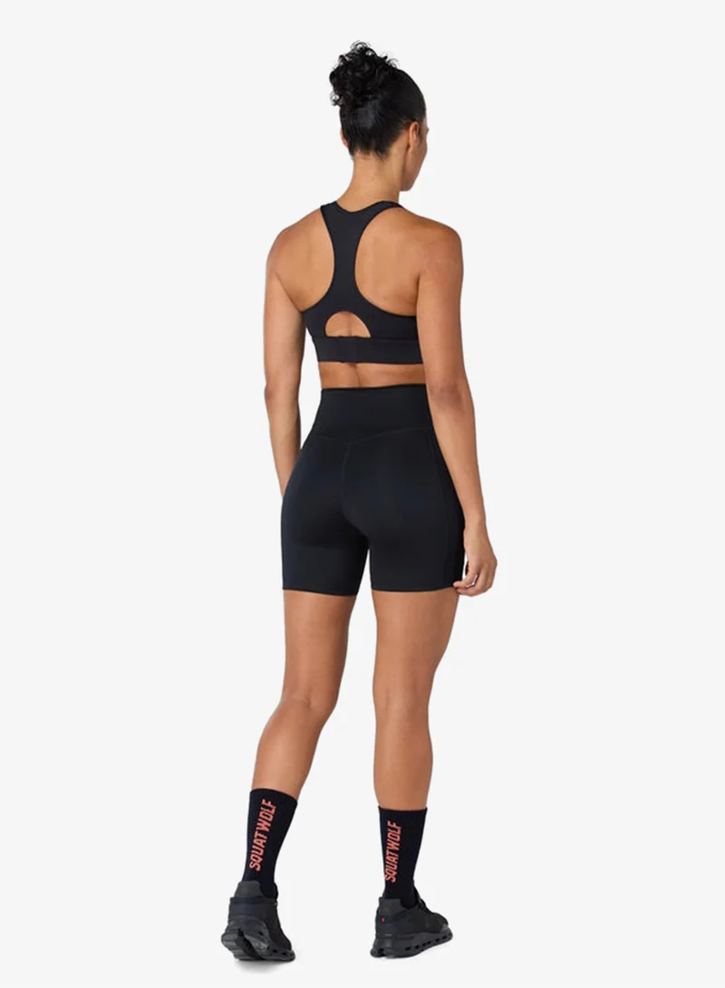 سكوات وولف شورت عالي الخصر  بوصة